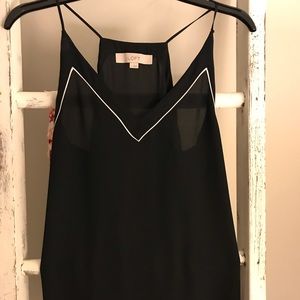 Loft black and white shell